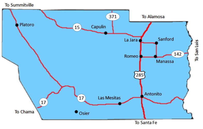 Menke Abstract does title work and research for all of Conejos County Colorado. 